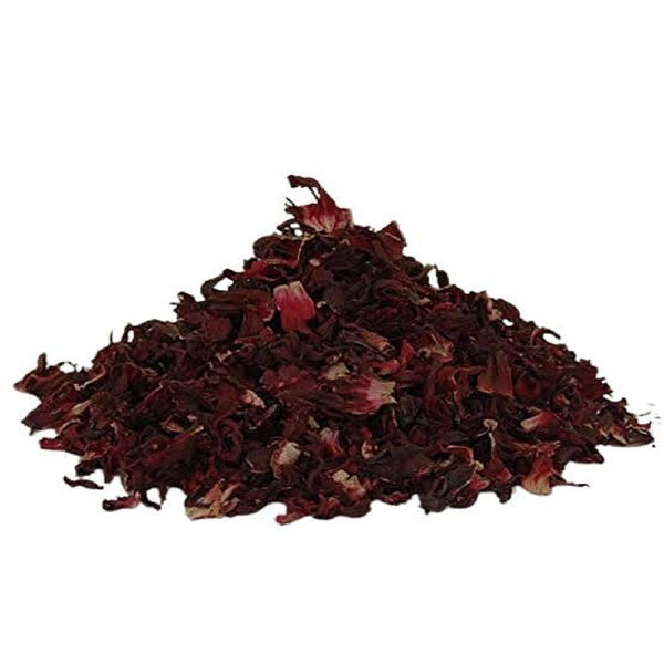Hibiscus Flower 500g pack with ingredients
